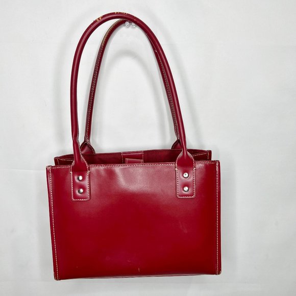 Wilson Leather Woman’s Purse Red Leather Shoulder Purse - Picture 1 of 11